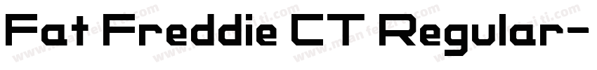 Fat Freddie CT Regular字体转换